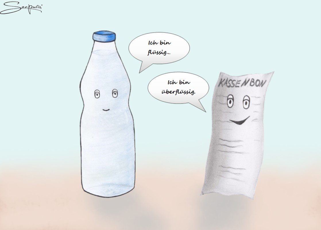 Sanpuro1's tweet photo. Einige kennen bereits die achtköpfige Getränkebande mit den lustigen Unterhaltungen über ihre Alltagsprobleme schon. Die neuste Karikatur der Bande befasst sich mit dem Thema Kassenbonpflicht.
https://t.co/X5xKpH0SRX
#Kassenbon #Bonpflicht #Kassenzettel https://t.co/QTxeXnisl1