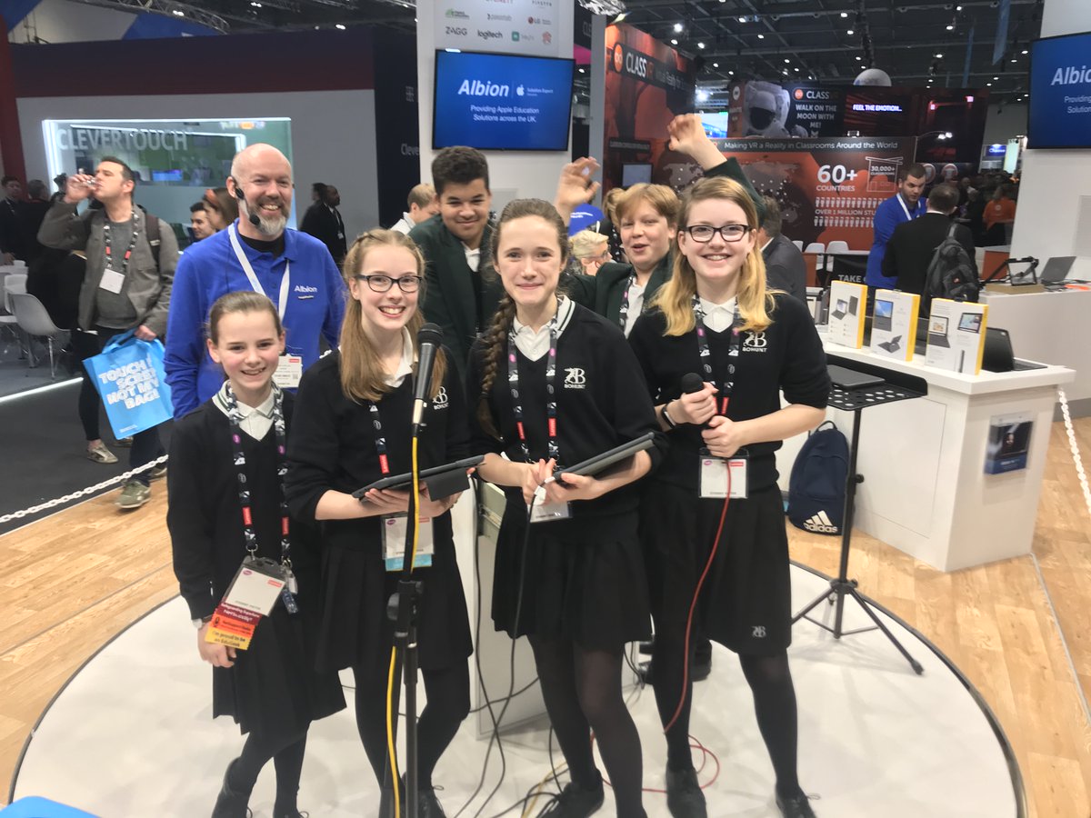 BohuntSchool's tweet photo. This week our talented @BohuntSchool iPad band visited the @Bett_show and performed live for exhibitors and participants. Students had a great time and made sure visitors tapped along to the #beat! @BohuntArts #enjoyrespectachieve https://t.co/HqbhHKkNtb