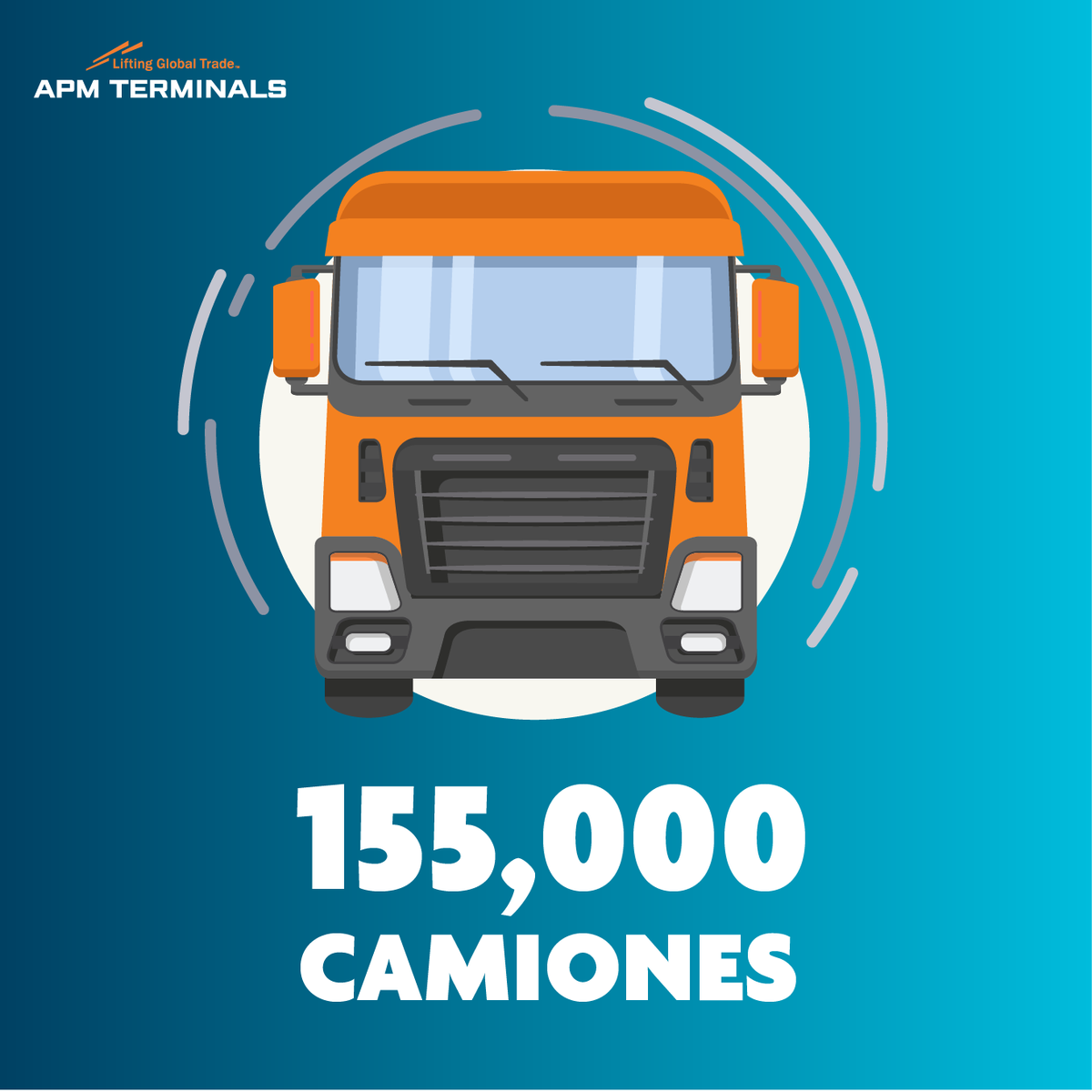APMTerminalsQTZ's tweet photo. Nuestra estructura operativa y agilidad de servicio nos permite atender a más de 155,000 camiones por año.  

#APMTerminals #NuevaEraPortuaria #APMQ https://t.co/9BDhURhDdL