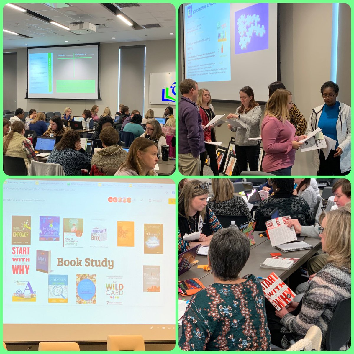 BCSDAandI's tweet photo. Our @bcsdschools Instructional Coaches unpacked the #BCSDWorkandLifeSkill of #criticalthinking, discussed how we assess to measure what we value, and collaborated during personalized book studies to expand knowledge and skill in areas of choice. @PersonalizeSC https://t.co/omJQ7yHkQv