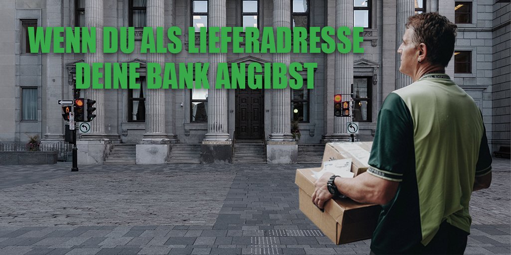 Du lässt dir Pakete zur Bankfiliale statt nach Hause liefern?! #mussnichtsein #ecommerce #smava