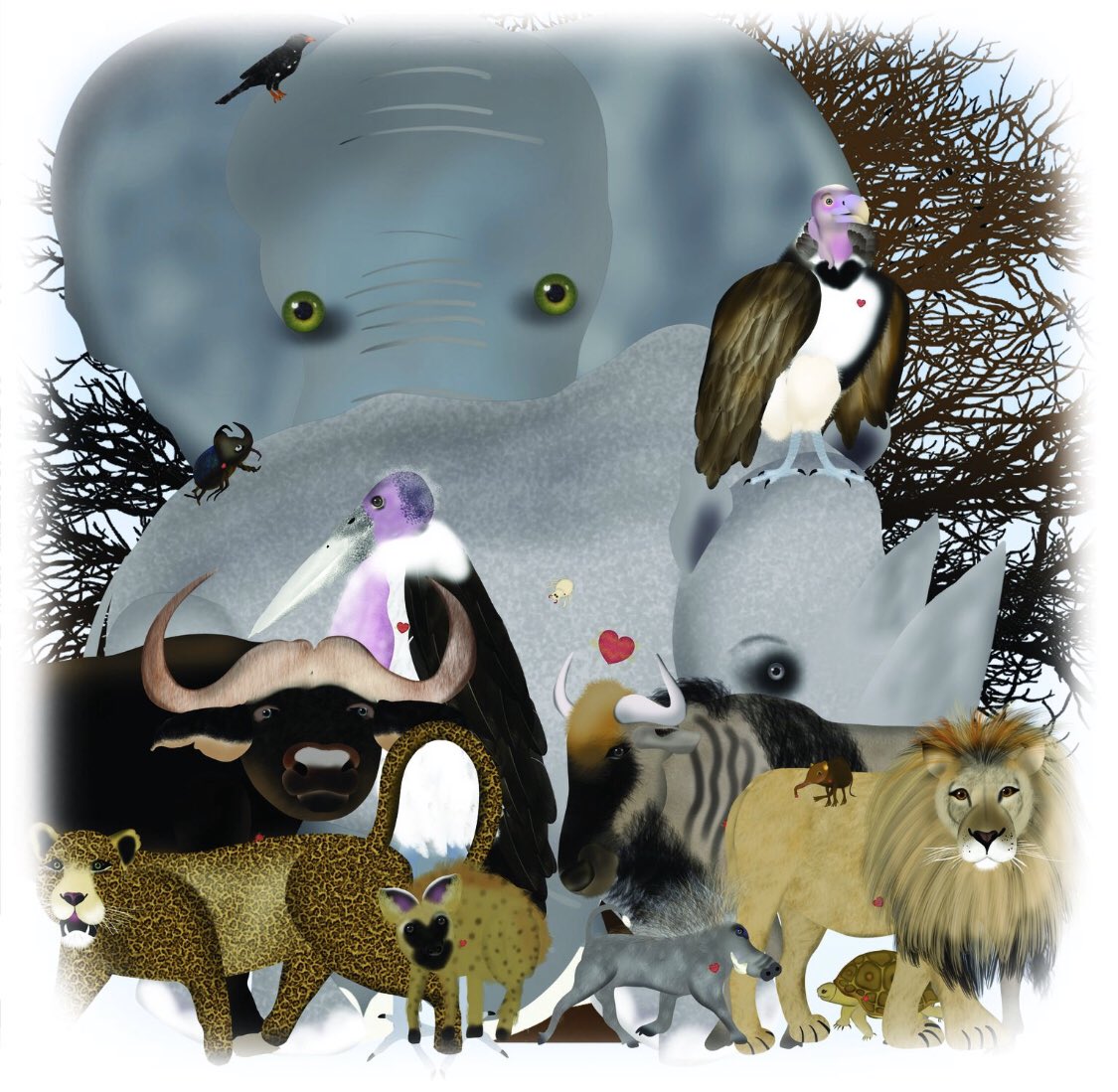 When I was drawing this Fable, I got so inspired by African nature.. I really miss the energy and love that only Africa can transmit...  Africa will always be on my heart..