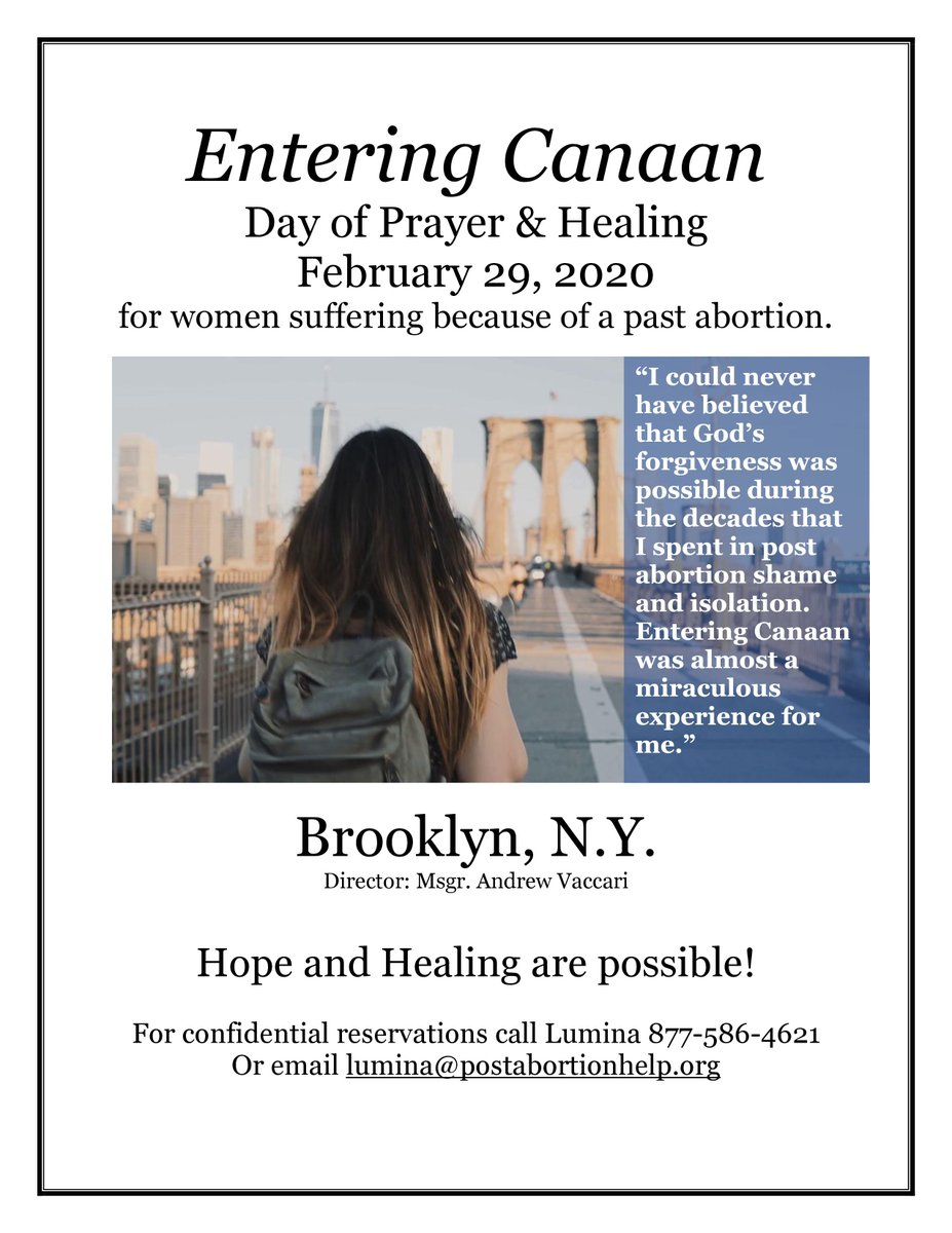 ChrisBell4Life's tweet photo. Women do regret #abortion. @LuminaPAH offers retreats, days of prayer &amp; healing, retreats for fathers, siblings, and those who may have aborted due to an adverse diagnosis. You are not alone. #WhyWeMarch #LoveThemBoth #AbortionAftermath https://t.co/7bdh0JQhZH https://t.co/T2XQ4Lo24J