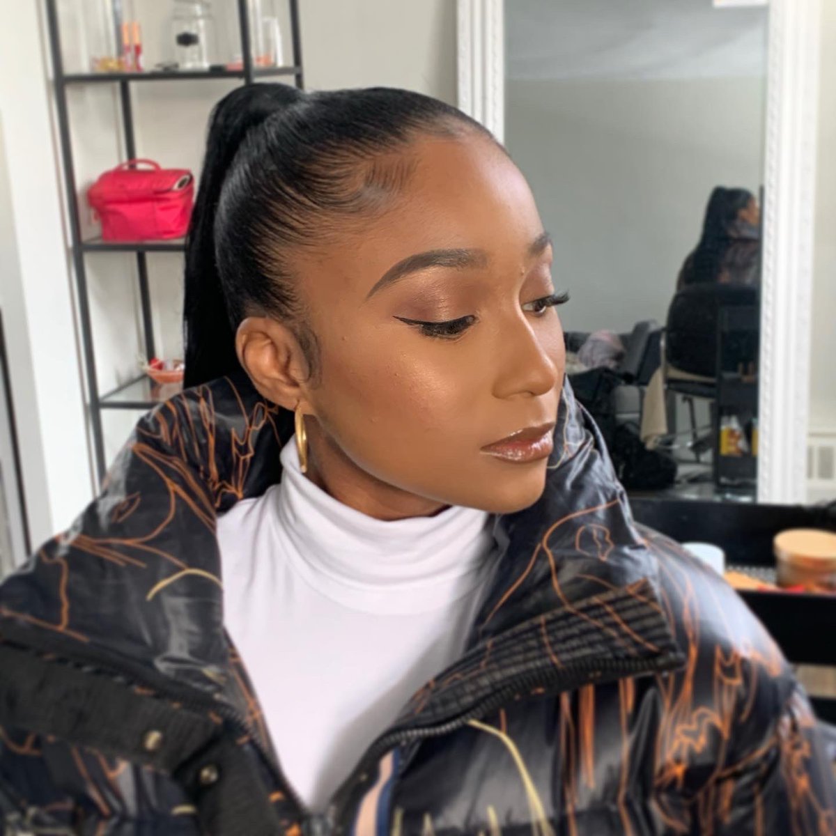 This morning’s Soft Glam with this beauty