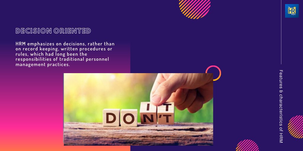thehrempire's tweet photo. #HRM emphasizes on decisions, rather than on record keeping. These decisions might involve those with respect to performance improvement through further training, or a #promotion decision based on satisfactory performance by an #employee.
#FridayFeature #HRFeatures https://t.co/qLAXdnMQY4