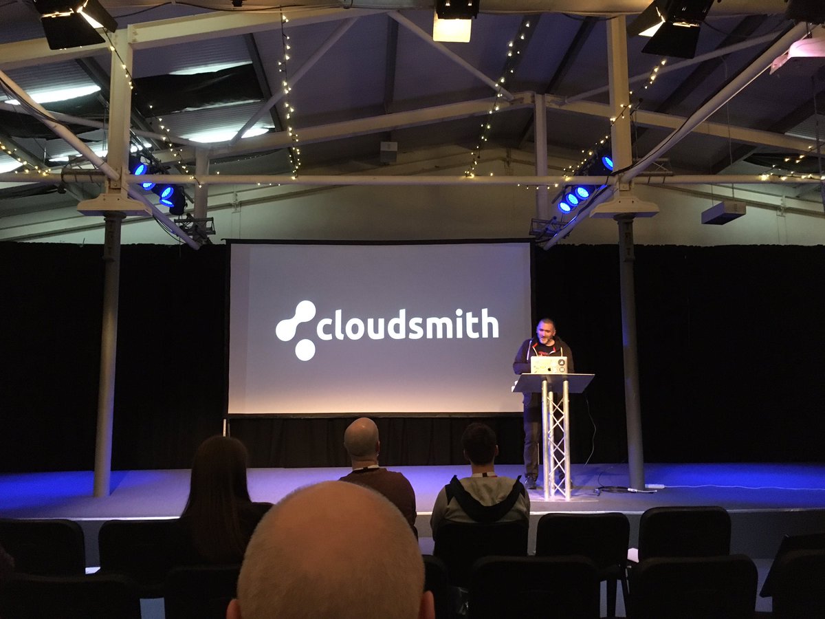 DevRelDan's tweet photo. Starting up now, @cloudsmith @paddycarey . Global Artifact distribution using Lambda@Edge !! @BFSServerless https://t.co/HofXL4ZbGE