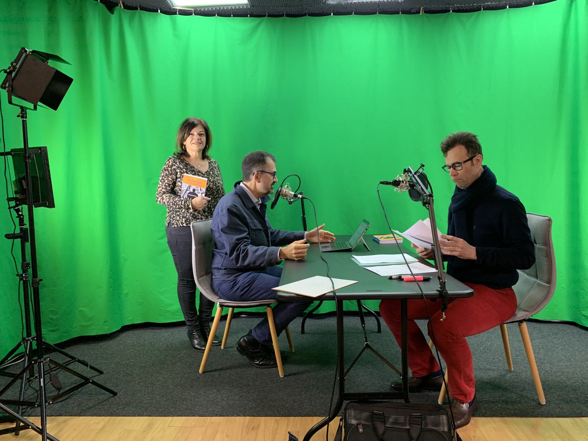 Session enregistrement-podcast initiée par <a href="/AnnedeVitaRP/">ADVRP</a>, avec le journaliste <a href="/nicolasnissim/">Nicolas Nissim</a>, à l'occasion de la sortie du dernier livre, Burn-out les 6 ras-le-bol, de @BudinJD, président du <a href="/CredirResearch/">CREDIR (#QVG)</a>. #QVG