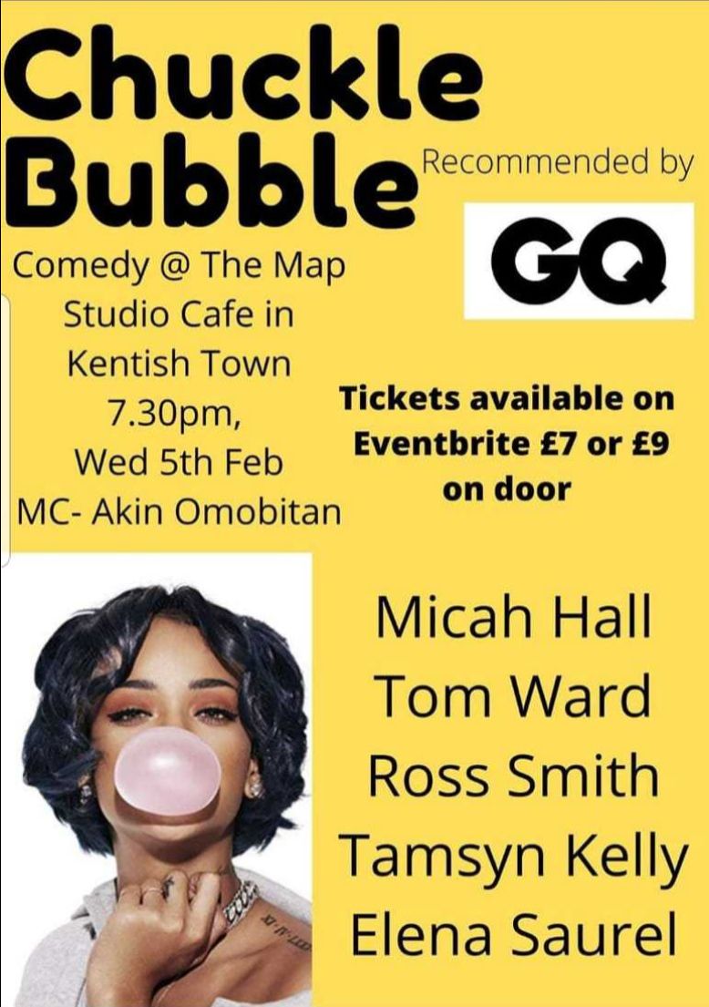 mapmusicltd's tweet photo. MAP PRESENTS - COMEDY NIGHT WITH CHUCKLE BUBBLE! - https://t.co/KUdwPvqDbx https://t.co/4tbfe38SMl