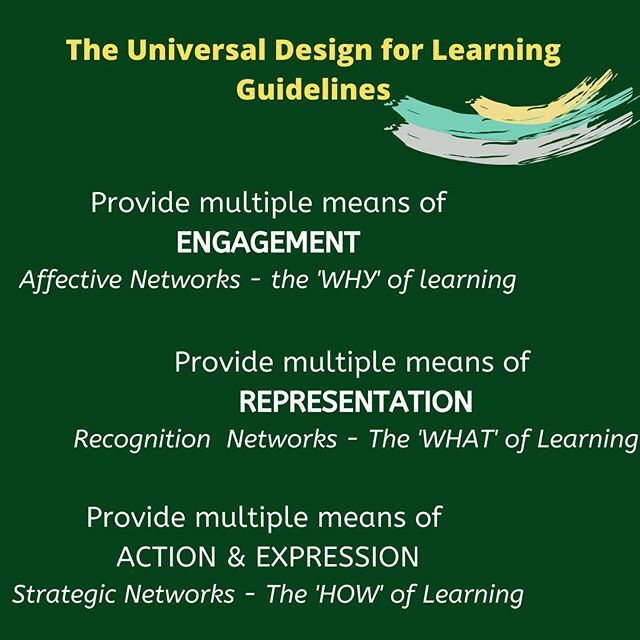 DisabilityAwar_'s tweet photo. The Universal Design for Learning Guidelines ‘offer concrete suggestions that can be applied to any discipline or domain to ensure that all learners can access and participate in meaningful, challenging learning opportunities.’ - UDL Guidelines website (… https://t.co/yuowEmwrrl https://t.co/ZrJ53NmqUx