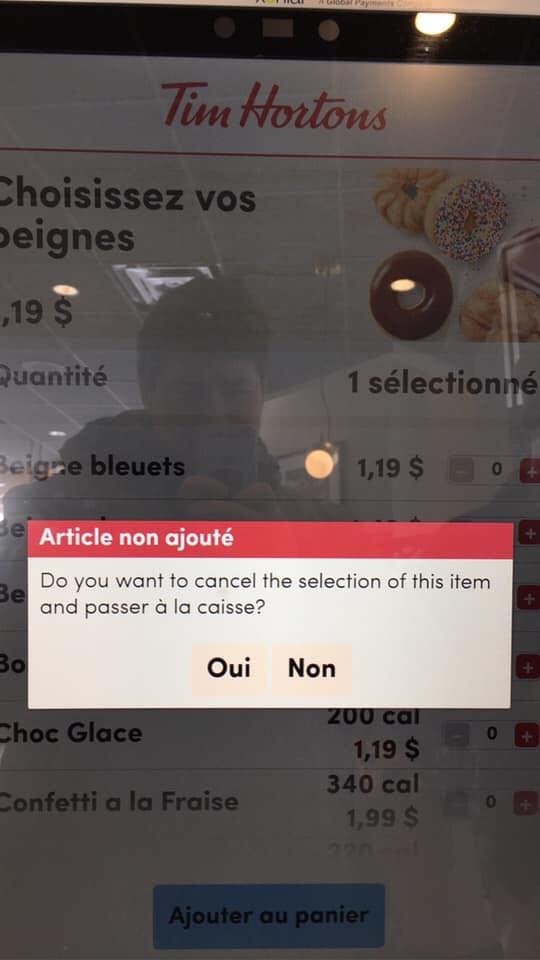 So4real Timhortons Frenglish Franglais Onlyincanada Canadian Quebec Bilingual Drole Funniesttweets Humor Humour Order Pictureoftheday Commande Joke English French Anglais Francais Achat Fridayfun Vacation Canada