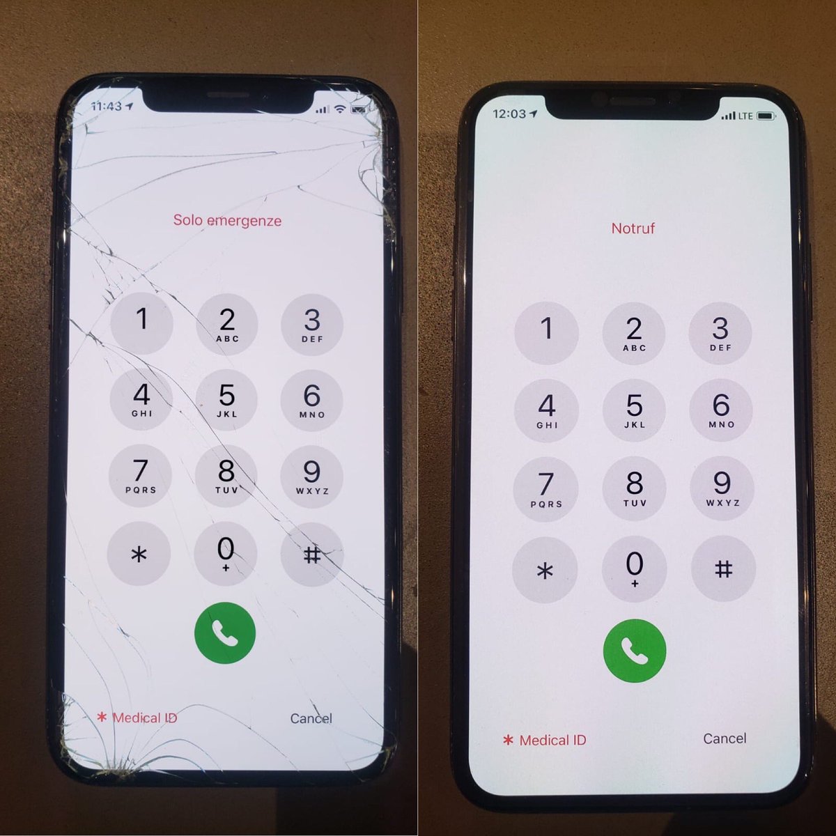 GothamIphone's tweet photo. #goodmorning #nyc !  Here are some #beforeandafter shots of some screens we’ve replaced lately. #screenfix #screenreplacement so if your screen is looking like this please remember #wecometoyou #tgif #iphone #batteryreplacement #pickupanddelivery for #android and #ipad #repairs https://t.co/xbaifrBHwK