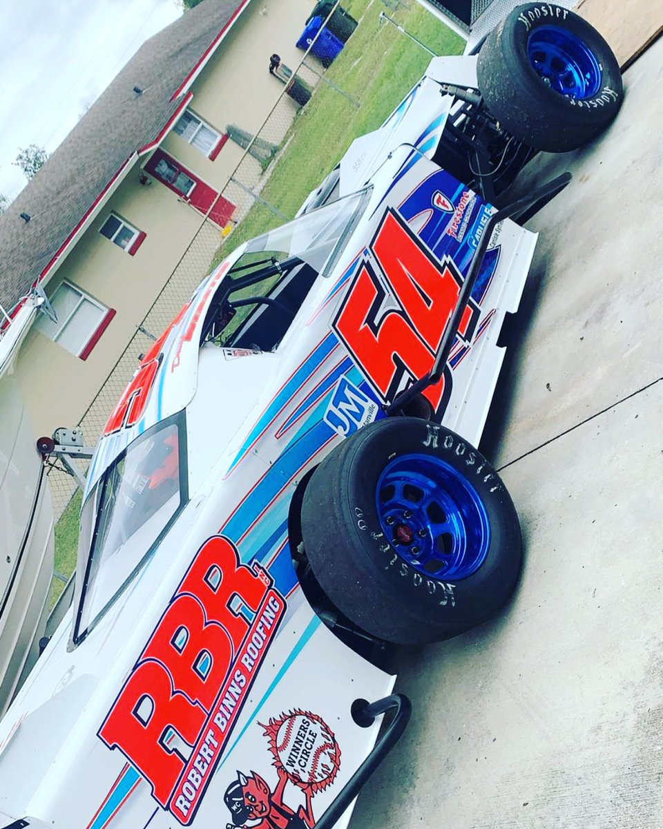 Webster33LM's tweet photo. Really happy with the first test yesterday with this beast. Fresh @pfcbrakes installed and ready to go after $2,000 tomorrow night at the dale.. #openwheellife #fancywheels #sponsormepfc20 https://t.co/oS9qhHXTDf