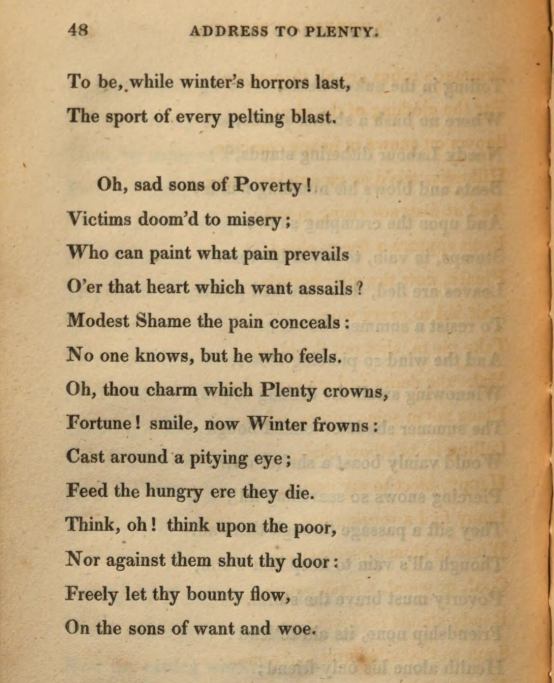 JohnClareSoc's tweet photo. Today's #PoemsDescriptive2020 is the opening of 'Address to Plenty, in Winter', where Clare speaks powerfully on behalf of the rural labouring poor. John Taylor mentions this poem in the intro to Poems Descriptive, stating that Clare "saw Poverty in all its most affecting shapes" https://t.co/UhVIqDhs1s