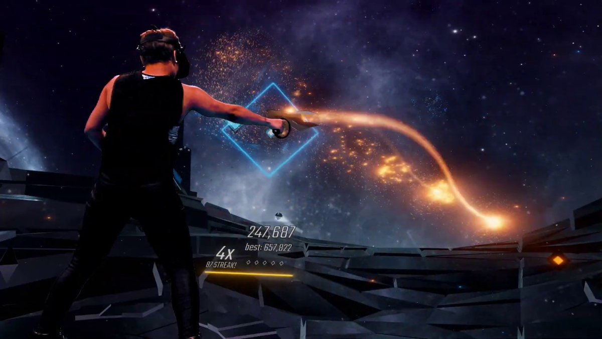 bjeaglefeather's tweet photo. Road to VR Rhythm Shooter ‘Audica’ to Launch on Quest Next Week with Rift Cross-buy: Audica (2019), the VR ‘rhythm shooter’ from Guitar Hero studio Harmonix, is officially set to arrive… https://t.co/4mmxZknDYh #MobileVRGame #NewsBits #OculusQuestGame #VRGame #audica Via @RtoVR https://t.co/sdG9m8L3SM