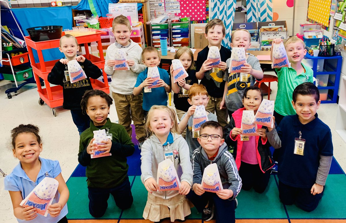kinderHOO's tweet photo. Popcorn party for Perfect Pirate Attendance!! @NolaKWilson  @OfficialCISD https://t.co/fLz5BOMaxd