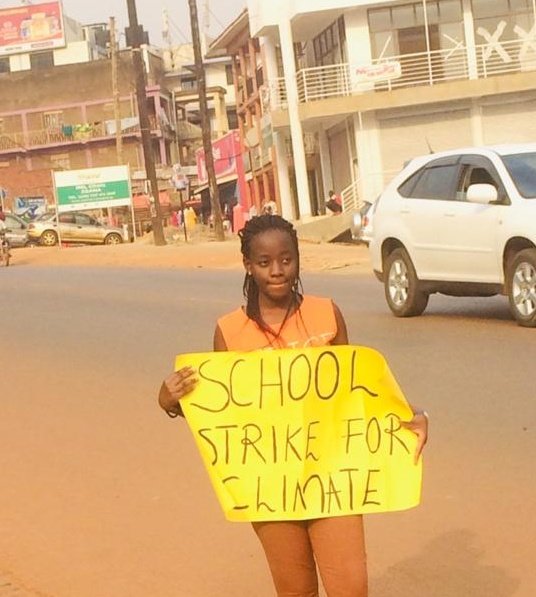 NamugerwaLeah's tweet photo. Week 50 #schoolstrike4climate in Kampala. #ClimateStrike #FridaysForFuture https://t.co/AMSUAfVA5v