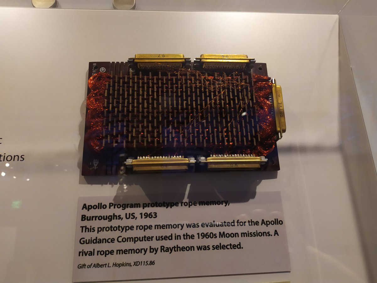 pbeyssac's tweet photo. Vu hier au @ComputerHistory de Mountain View. Louis Pouzi n en bonne place à l'entrée ! Des bouts d'Eniac, Cray-1, Cray-2, 360, etc. On trouve même un Micral et un TO7. Visité avec l'ami @abaritault qui est une encyclopédie en lui-même sur l'histoire de la Silicon Valley :) https://t.co/fPDsvCYHMb