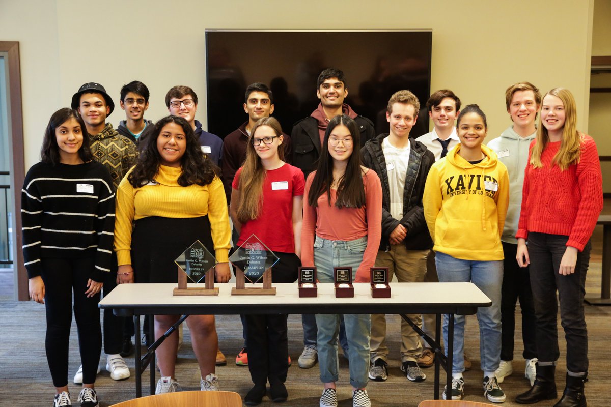 The Justin G Wilson Debates are in the books!  Congrats to our Champions from North Broward Prep, our Runners Up from Westminster and our top speaker from Edgemont!