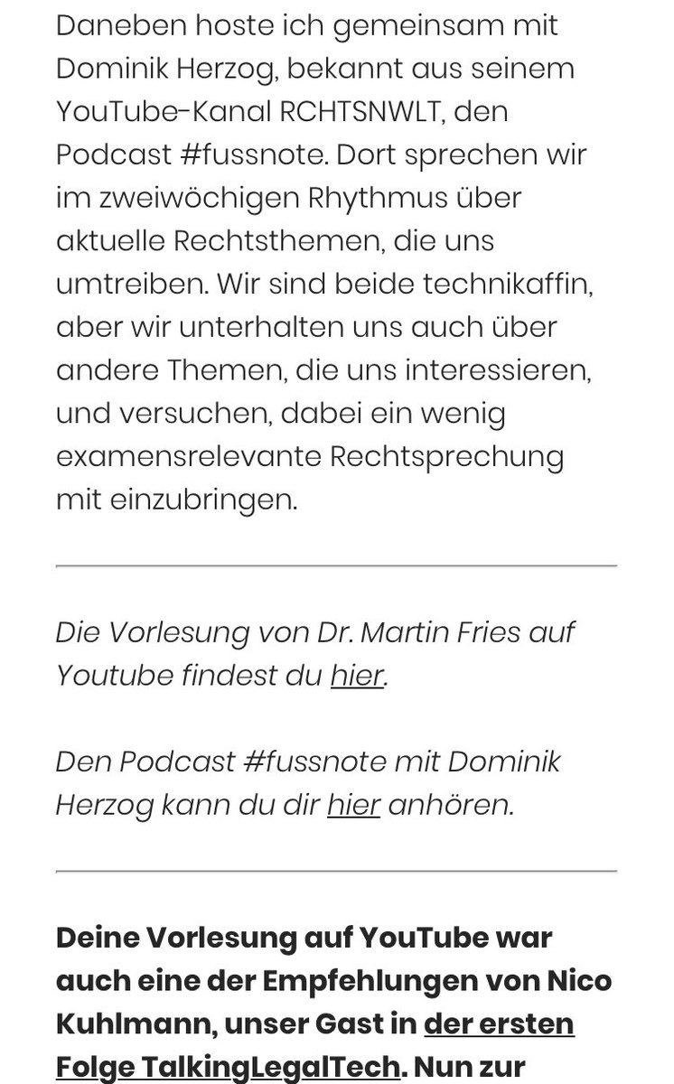 LegalTechCGN's tweet photo. 📚Im Interview darf natürlich nicht #Fussnote, @RCHTSNWLT und @NicoKuhlmann fehlen!
@mrtnfrs 

#ReadingLegalTech 

https://t.co/8XDgrlPyNI https://t.co/L1gEK1VHZP