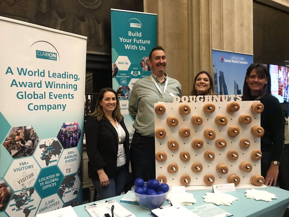 Want the chance to meet the people from Clarion events? 

Go head to their booth now! 

@claironevents 
#eventcareerslive #claironevents #eventprofs