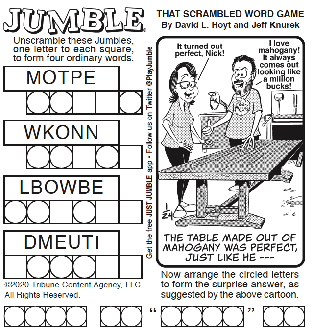 jumble words answer today jumble words answer today
