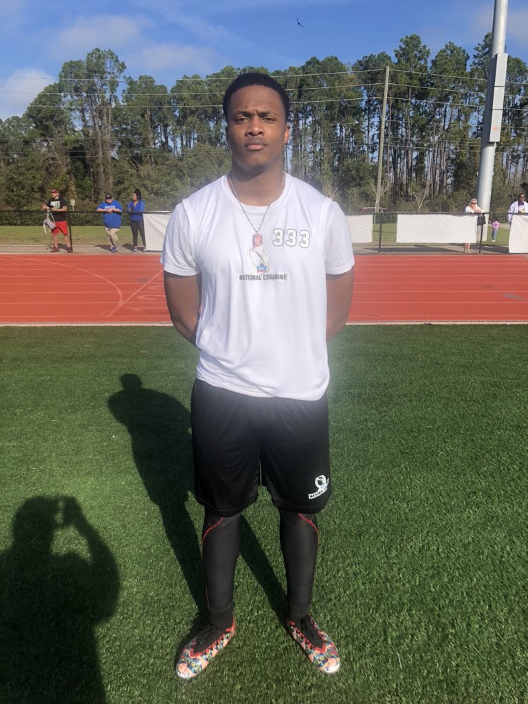 ttherzog's tweet photo. @ElijahJeudy National Recruit with 33 offers out here dominating @HOFSHOW National Combine in Orlando. Unbelievable athletic ability and talent @coachkeith_1k @GHoward_Scout @JordanJ_ @JReyes_NP https://t.co/wcPv4r4Sa6