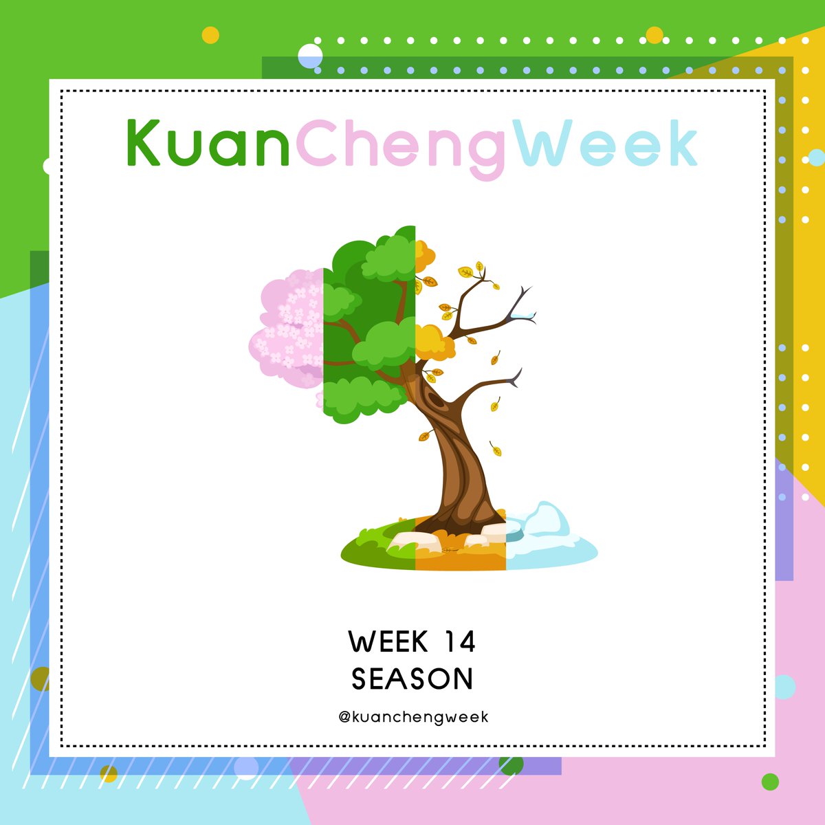 kuanchengweek's tweet photo. กิจกรรม #KuanChengWeek สัปดาห์ที่ 14
WEEK 14 : SEASON 🌸🌞🍁❄️
Which season are you?
ฤดูไหนที่เป็นคุณ?
#KuanCheng #XiCheng #ฟิคซีเฉิง #ฟิคควานเฉิง #ควานเกอเฉิงจื่อ https://t.co/c2GyrniSQN