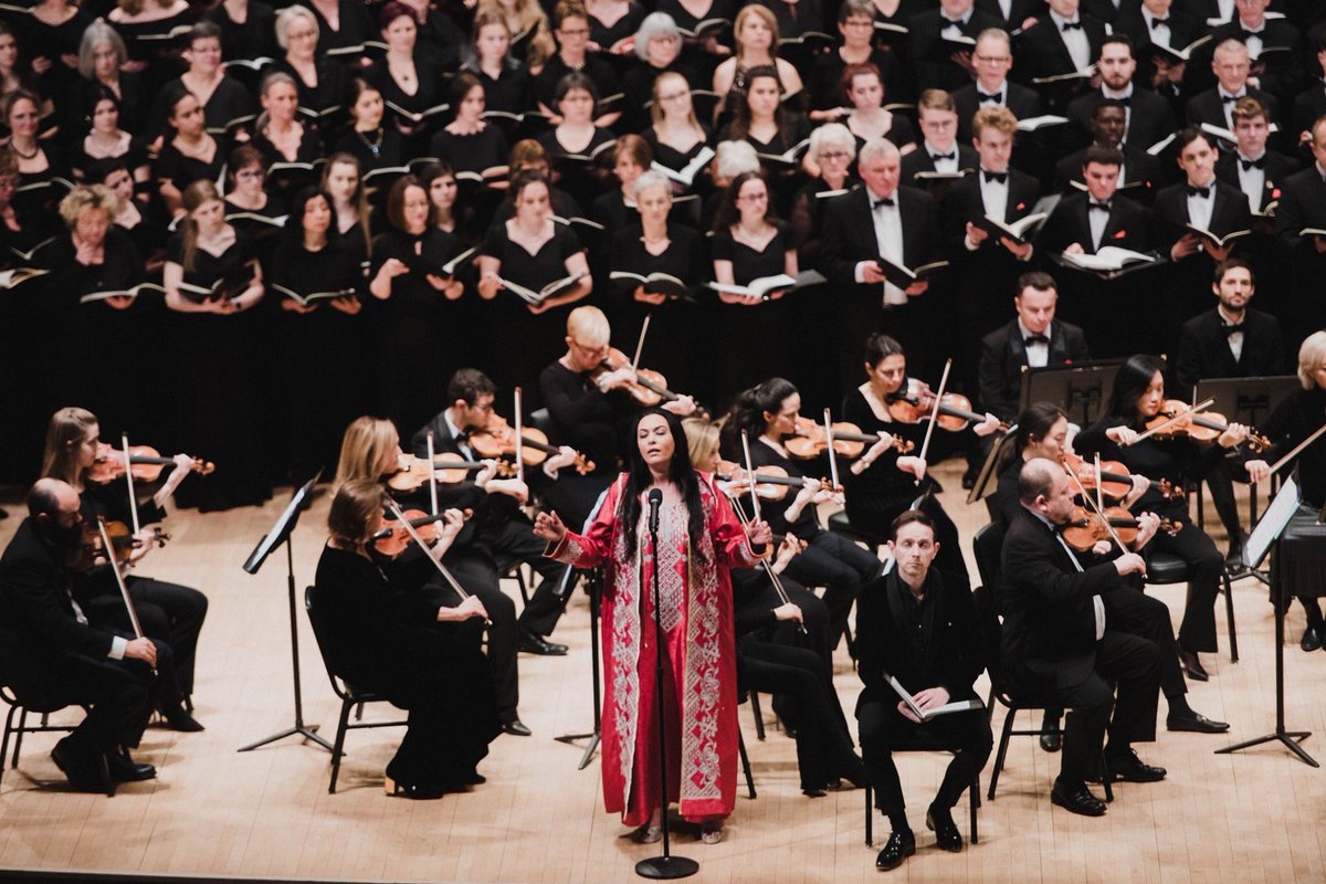 DCINY's tweet photo. The 20th anniversary’s of #SirKarlJenkins ‘#TheArmedMan’ and the North American premiere of ‘#Miserere’ was an absolute smash! 🕊 Congratulations to our participants for this incredible celebration of peace and love. ✌🏼😇 #DCINY https://t.co/w69nu0edgT