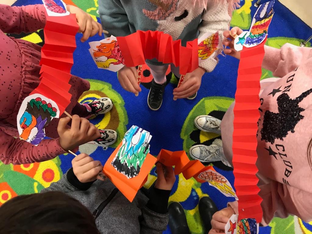 Celebrating Chinese New Year in Senior Infants