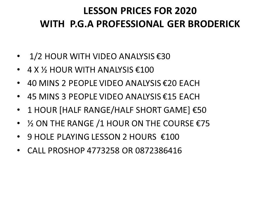 broderick's golf buggy