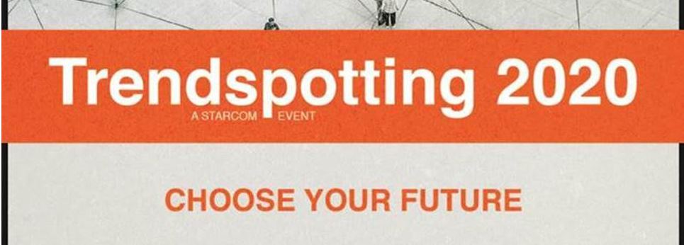 Starcom_UK's tweet image. Next week we are hosting our very 1st 'Future Tensions' event of the year... called #Trendspotting! Our brilliant strategy team will be taking us through 10 trends they predict for 2020, including a presentation by @ForesightFact and a fantastic panel of speakers #Predict2020