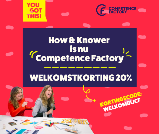 Had jij een training of opleiding van How &amp; Knower op het oog? Volg deze dan bij Competence Factory, nu met een welkomstkorting van 20% 👉 Kortingscode; WELKOMBIJCF. You Got This! 💪 #competencefactory #welkombijcf <a href="/CF_Opleidingen/">Competence Factory</a>