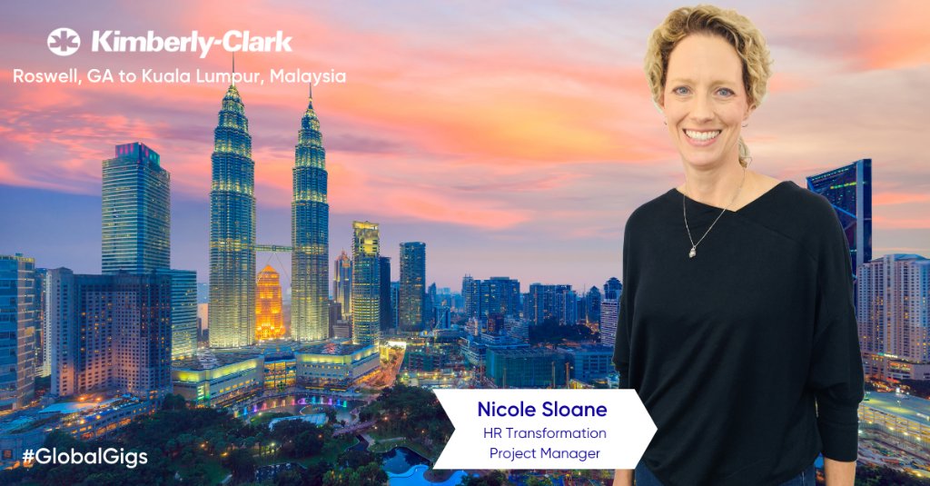 KCCareers's tweet photo. #GlobalGigs are a great way to grow your #career. Just ask Nicole who accepted an opportunity to work on an HR transformation project in #KualaLumpur, #Malaysia. With over 400 roles currently open worldwide, find your own "Global Gig" by visiting https://t.co/iTwD6jEU3M https://t.co/uQMnhbktuS