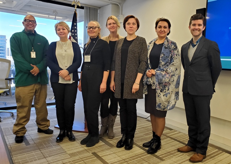 Delegation of library leadership from Belarus visits IMLS