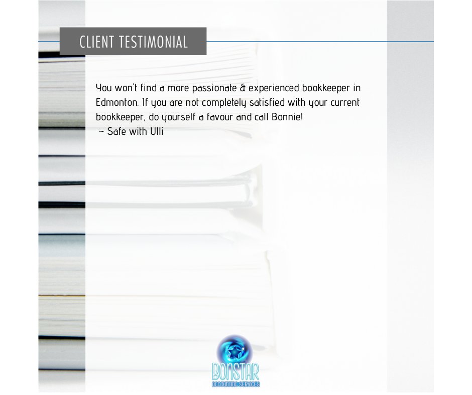 BonstarAcct's tweet photo. You won't find a more passionate and experienced bookkeeper in Edmonton.

#Passionate #Experienced #Satisfied #SafewithUlli #Clients #Bonstar https://t.co/LwkOu115Tg