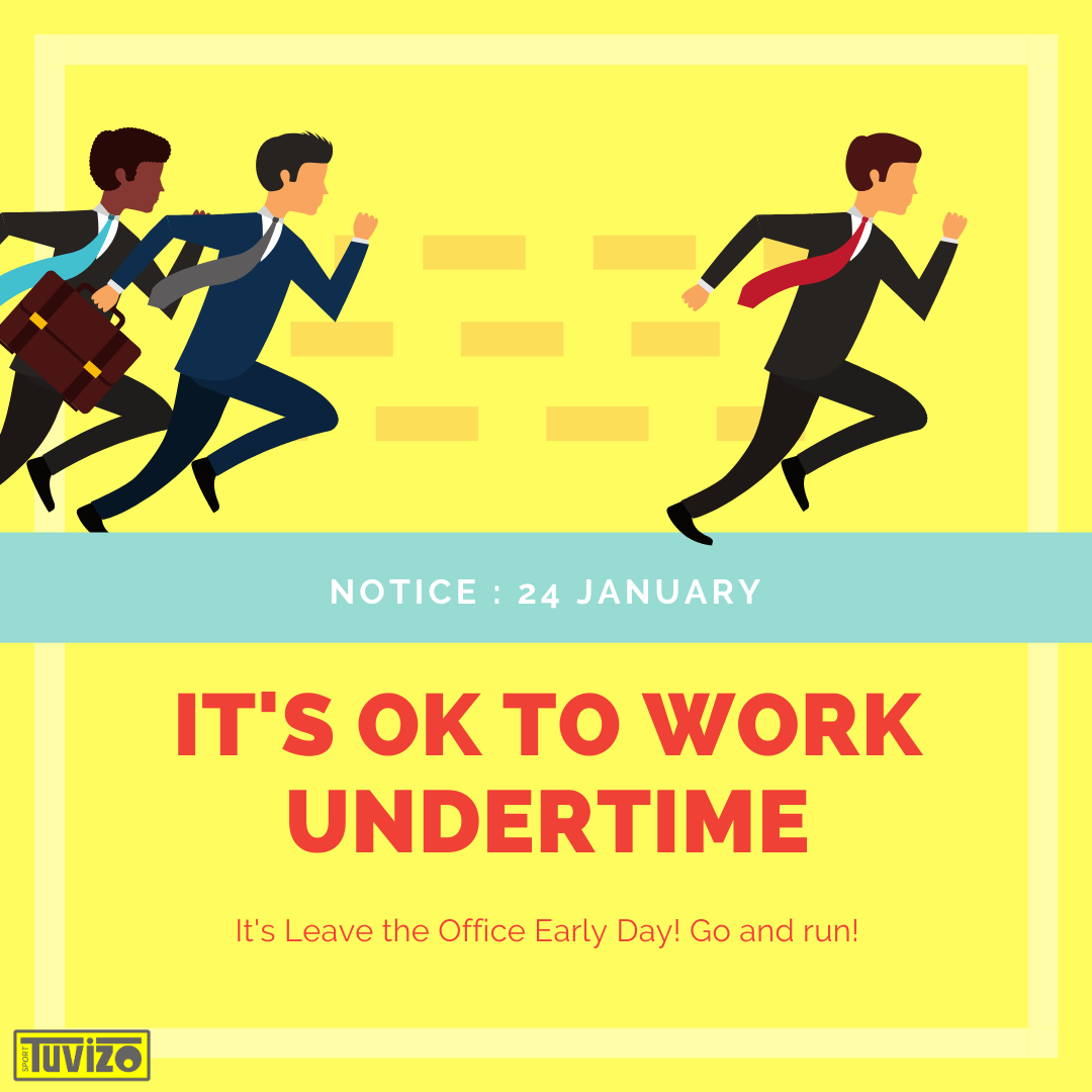 Shhhhh!! Don't tell anyone! Ok - actually tell everyone... Take off a sneaky 15 minutes early and go get that run in on a Friday, it's the best way to start the #weekend!