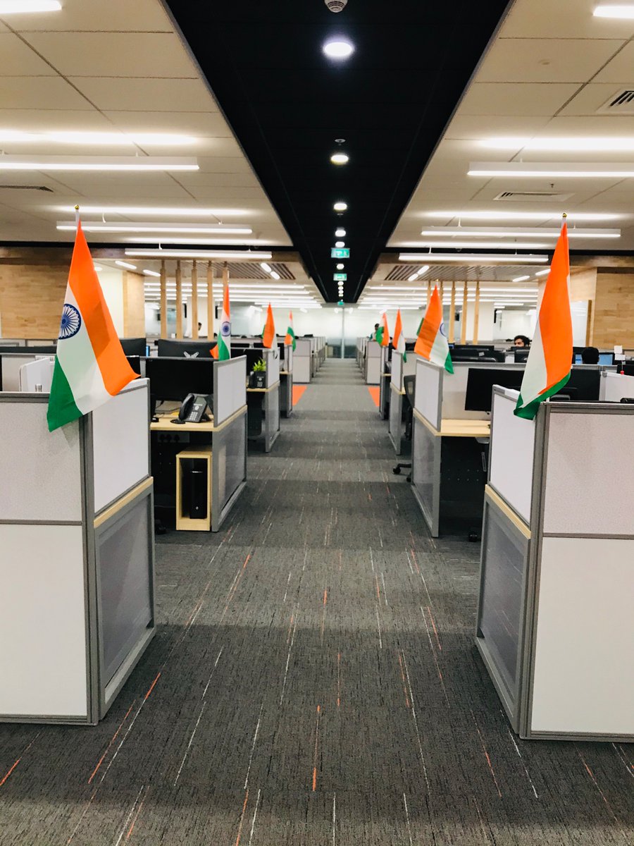 SudhirChaskar's tweet photo. We believe in peace and peaceful development, not only for ourselves but for people all over the world.
#RepublicDay 2020
#office #Fiserv
#fisvproud 
@Fiserv https://t.co/pqninE8n0I