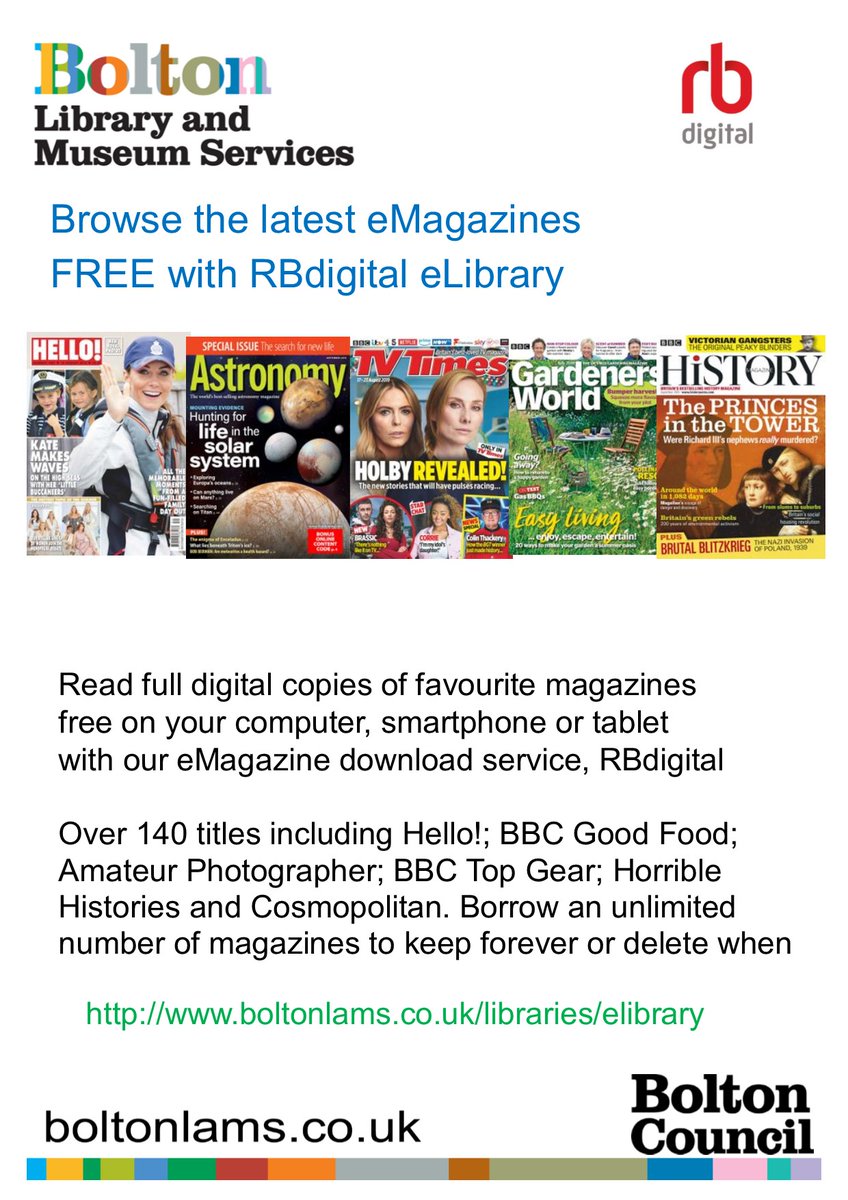 Ask Bolton Libraries on Twitter "Want to read an eBook, listen to an