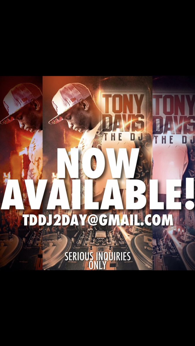 Tddj2Day's tweet photo. BOOK TONY DAVIS THE DJ NOW! WEDDING PARTIES, PRIVATE PARTIES, , AND MORE
CALL OR TEXT (334)685-6149!!! I DO TRAVEL *SERIOUS INQUIRIES ONLY* #crdj #tbr  #tddj2day #tonydavisthedj2day
#coolrunningsdjs #teambiggarankin https://t.co/BLJv7FXUFq