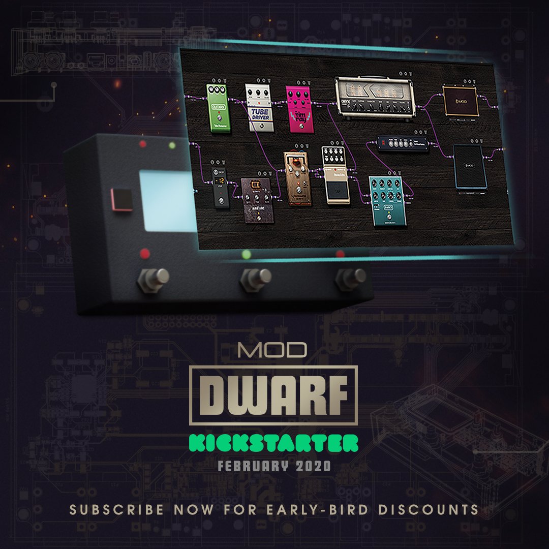 modaudiotw's tweet image. Our powerful #MODDwarf is a unique wide-ranging tool that can be used both during performances and in a studio. No other standalone device on the market allows for as many simultaneous units as MOD devices. Join our Kickstarter campaign: moddevices.com/moddwarf