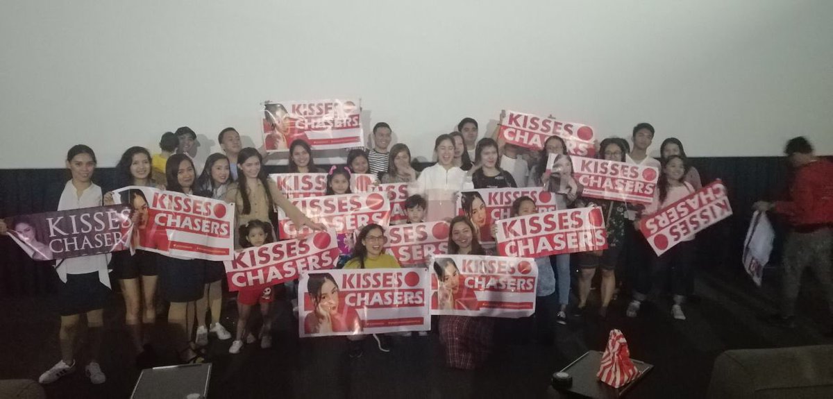 RegalFilms's tweet photo. D'Ninang Block Screening, courtesy of @KISSESCHASERS, with @KissesDelavin Watch #DNinang — showing in cinemas nationwide.

#DNinangNOWSHOWING
Directed by GB Sampedro
Produced by Regal Multimedia
NOW SHOWING IN 130 CINEMAS https://t.co/4Tyg0cAvTG