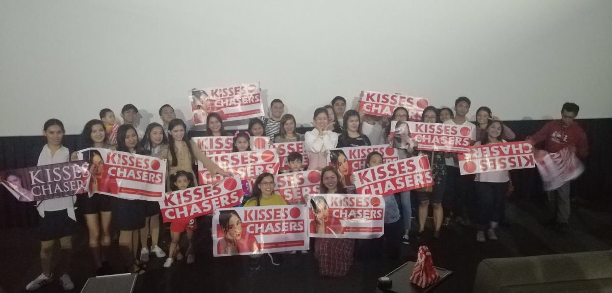 RegalFilms's tweet photo. D'Ninang Block Screening, courtesy of @KISSESCHASERS, with @KissesDelavin Watch #DNinang — showing in cinemas nationwide.

#DNinangNOWSHOWING
Directed by GB Sampedro
Produced by Regal Multimedia
NOW SHOWING IN 130 CINEMAS https://t.co/4Tyg0cAvTG