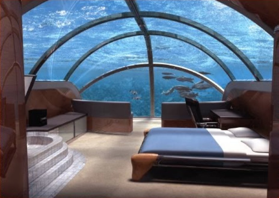 We're throwing it back to our annual competition winners throughout the years:  
First, is Poseidon Undersea Resort concept by Jean Claude Carme and Poseidon 
Undersea Resorts, LLC. We're thrilled at the creativity from the years that followed. Photo by Poseidon Undersea Resort