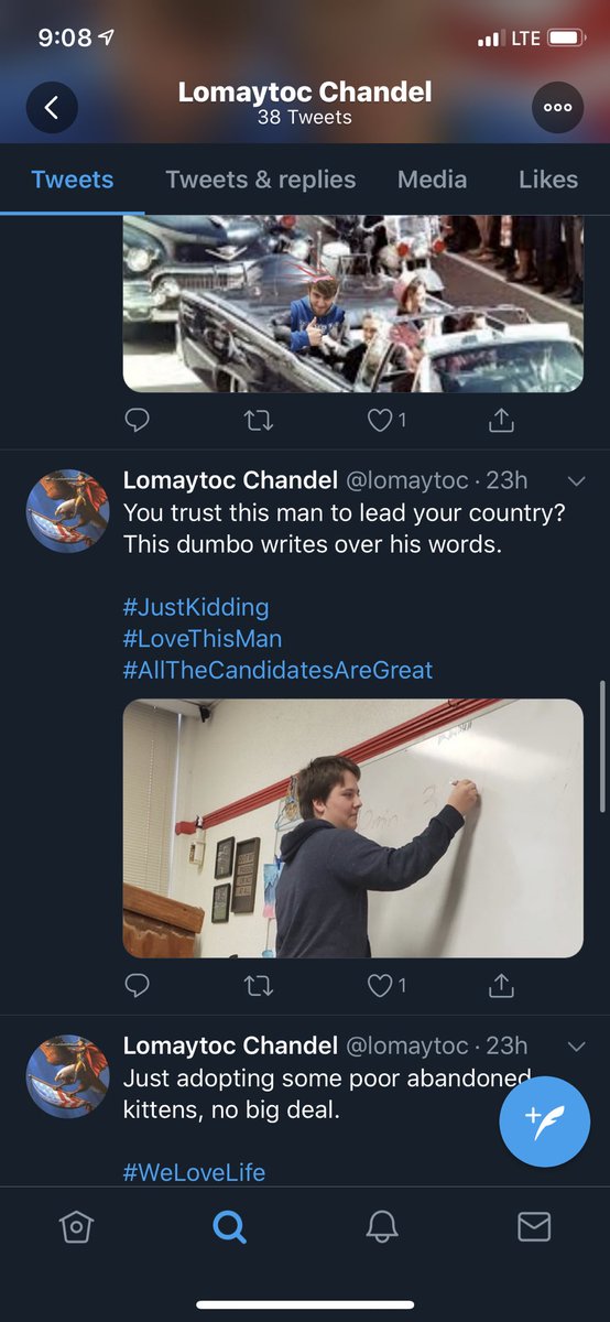 realHaileyBudke's tweet photo. @lomaytoc How do you explain this? Attacking @PresidentAusti1 https://t.co/1YCAF9l9bu