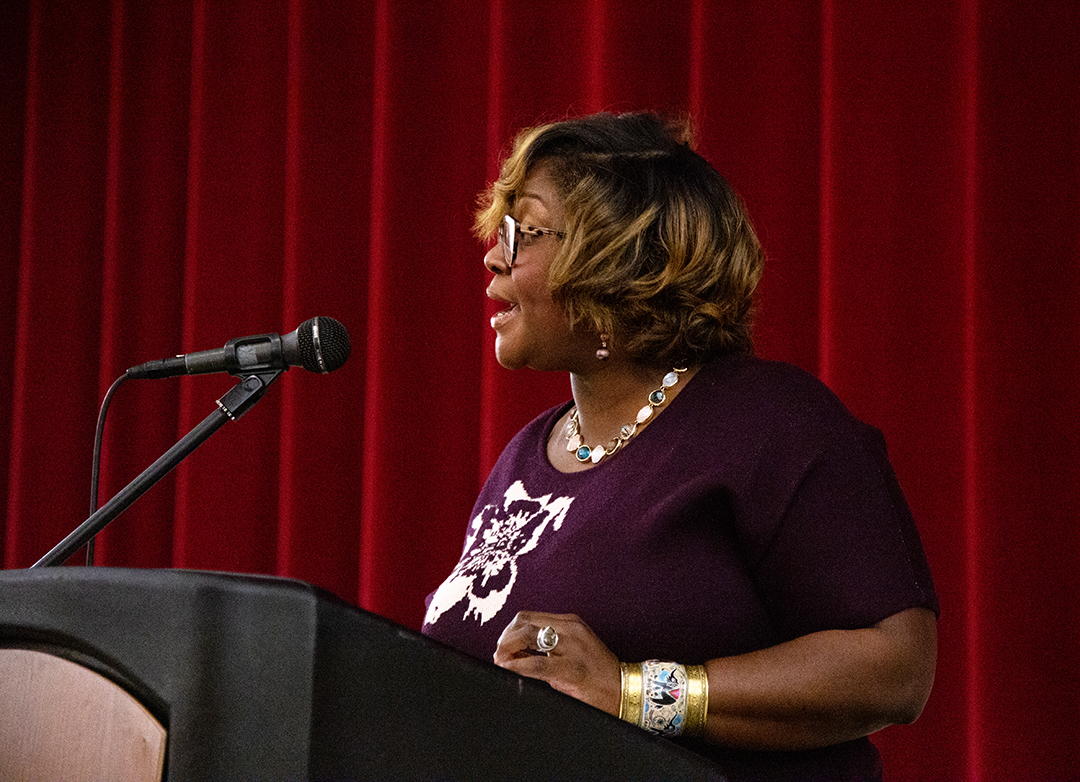 EasternNazarene's tweet photo. Dr. Nichole R. Phillips, Associate Professor of Sociology of Religion and Culture at the Candler School of Theology @EmoryUniversity, delivered the annual lecture on Religion, Race, and Culture Thursday evening and will also be Friday’s chapel speaker. 

📷 Justin Valadez '20 https://t.co/elxaTu5s6i
