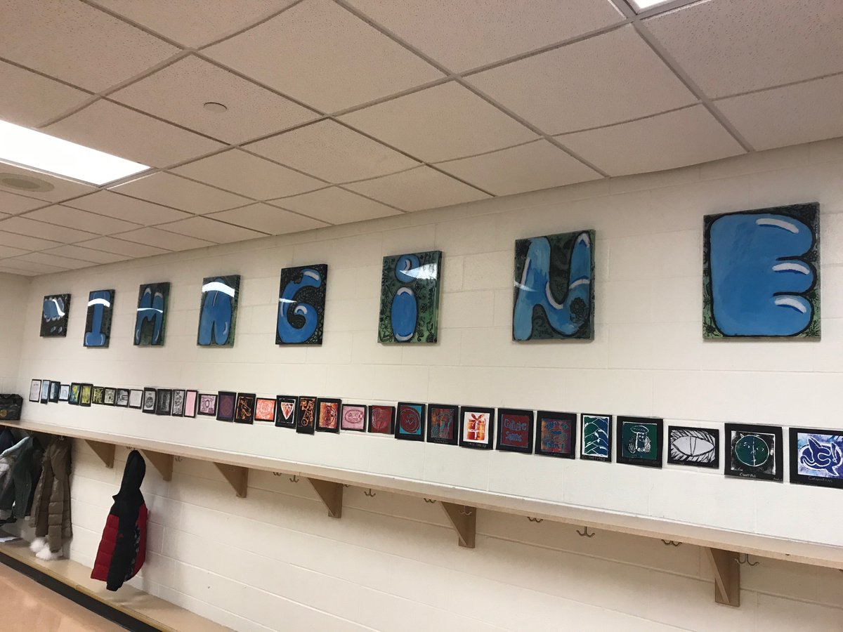 PatKulie's tweet photo. New signage outside the library, love it!
Imagine.....
Thank you Mrs. Eaton and students.❤️#winfield34 https://t.co/Tmn3ub0Gpw