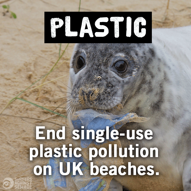 end single use plastic on uk beaches