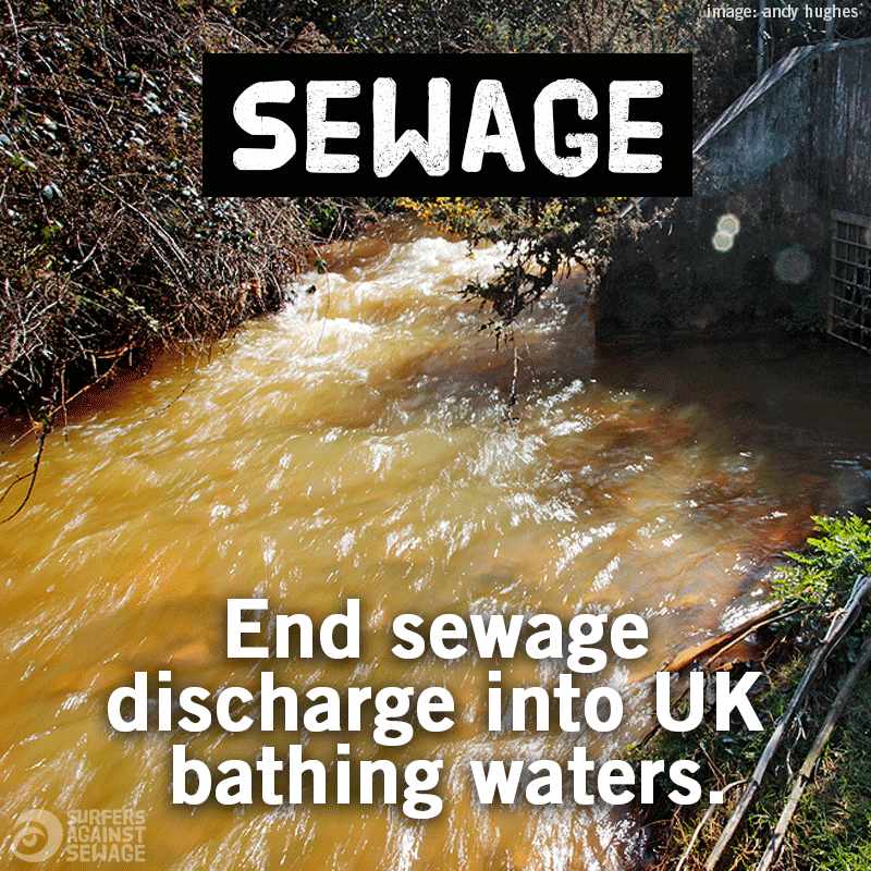 end sewage discharge into uk bathing waters