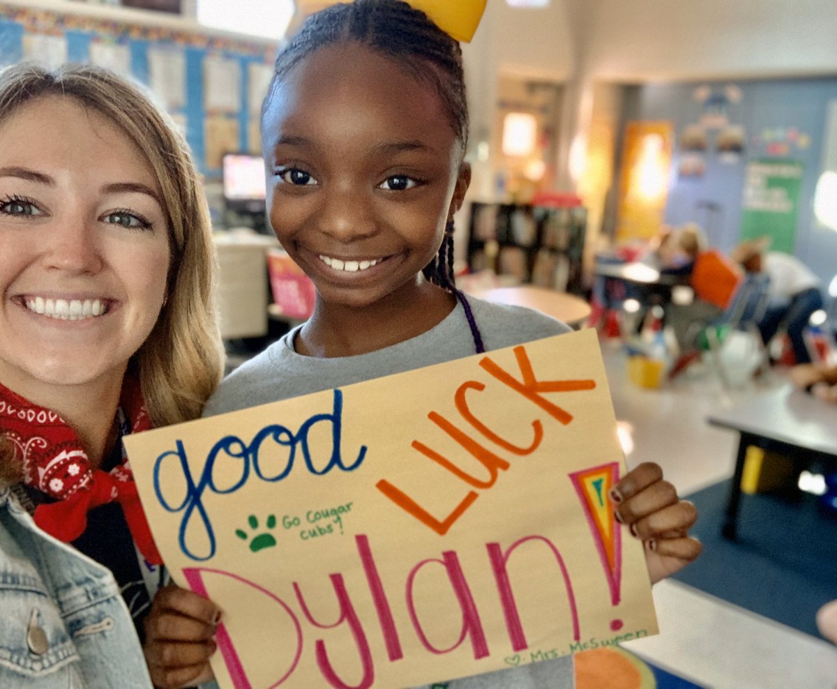 MrsMcSween's tweet photo. Excited to send our girl off to compete in her first UIL “Story Telling” competition!! #GoDylan #GoCougarCubs #FSHETogetherWeCan #2Legit2Quit 

I may be biased, but I think she’s got it in the bag! 🤩😉 https://t.co/jngmZ3gycc