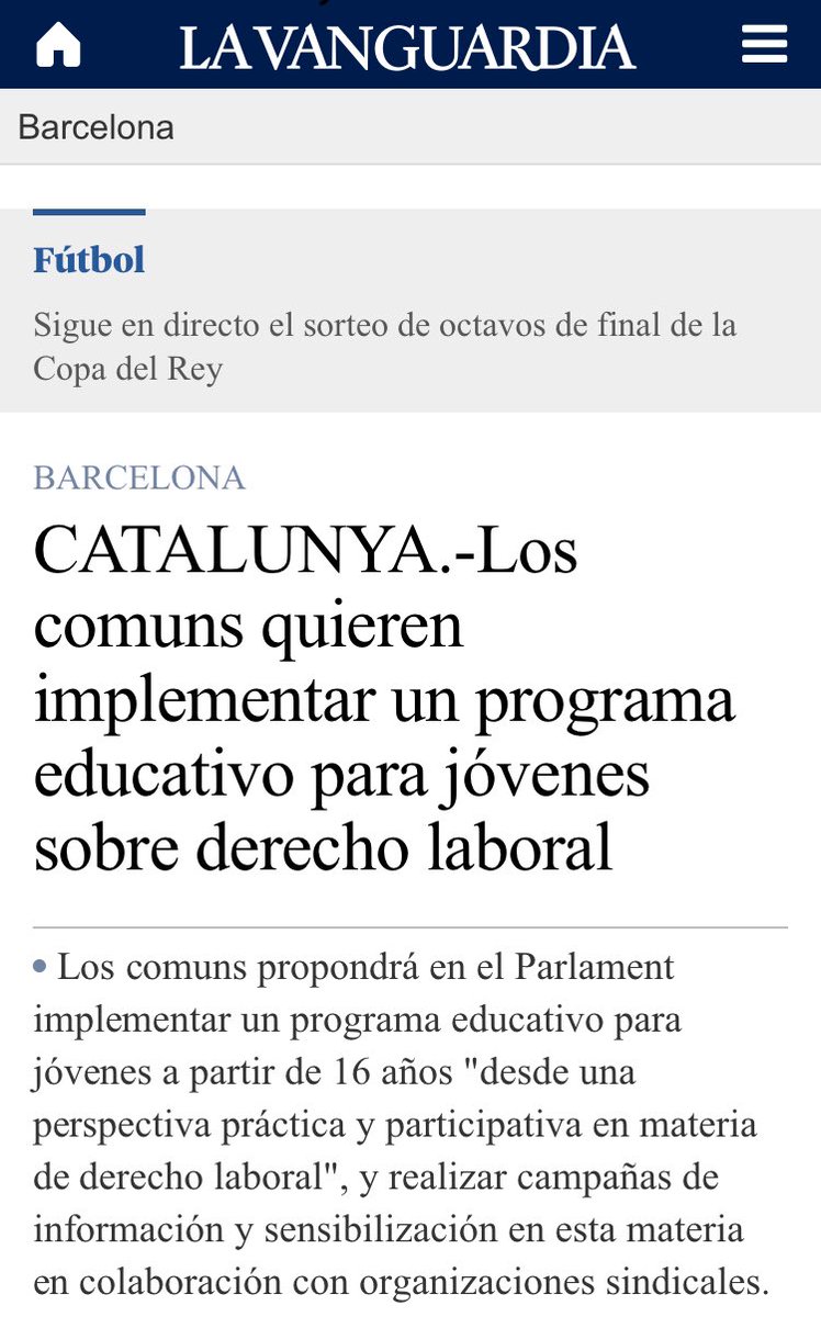 jessicaalbiach's tweet photo. Des d’@EnComu_Podem volem implementar un programa perquè els i les joves estudiïn dret laboral a l’escola. La precarietat laboral s’ha de combatre des de tot arreu. Gràcies @YolandaPodem per la iniciativa https://t.co/Rynyj5krqK